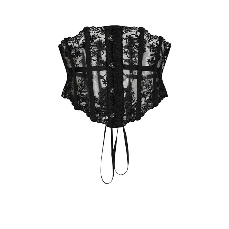 Gothica Parisian Fall White Maxi Dress Women Vintage Elegant Slim Lace Collar Long Sleeve French Halloween Dress