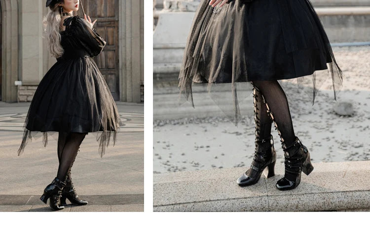 The Aurelia Gothica Gauze Skirt | Hand-Stitched Apricot Maxi | French Flounce Skirt with Ear Fringe | Parisian Princess