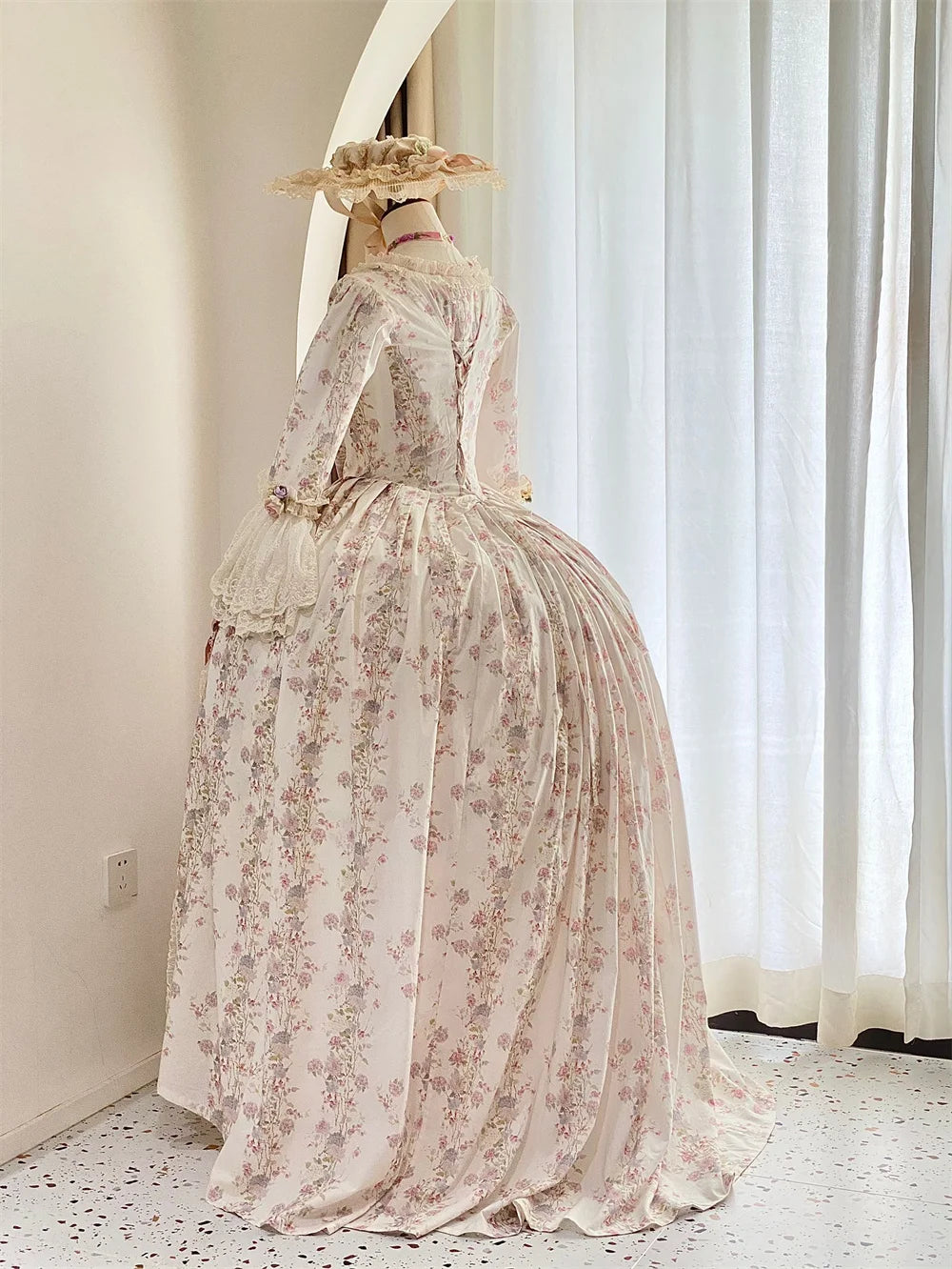 The Antoinette Versailles Gown | 18th Century Robe à la Française | Rococo Court Queen Ball Gown | Parisian Princess