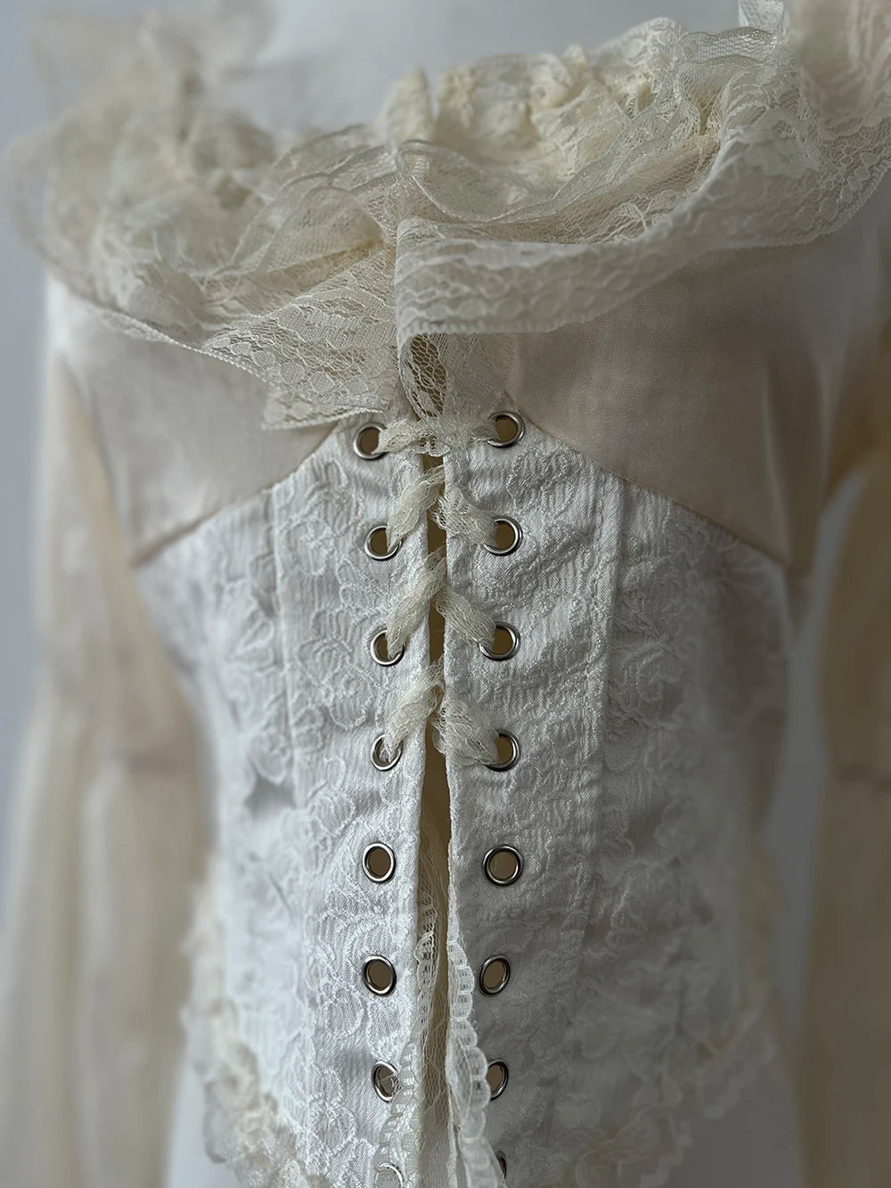 ParisianLace Strap Shirt Women Fashion Print Splice Temperament Gentle Sweet Solid Slim O-neck Spring Chic Female Top 2024