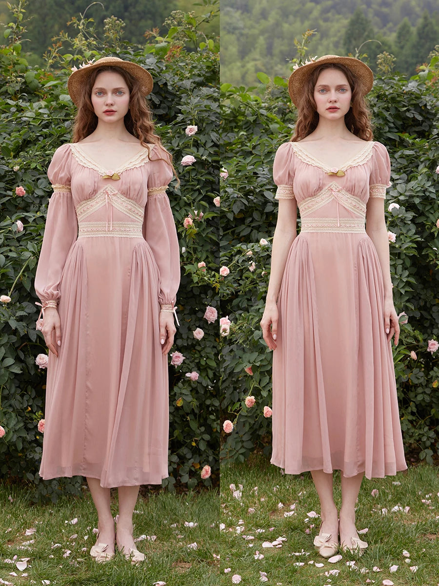 The Prairie Enchantress Gown: A Spring 2026 Masterpiece | French Countryside Tiered Lace Maxi | Parisian Princess