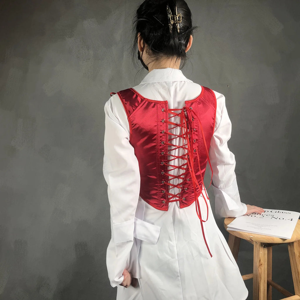 The Palais Boned Bustier | Classic Parisian Overbust Corset | Renaissance Structural Bodice Top | Parisian Princess