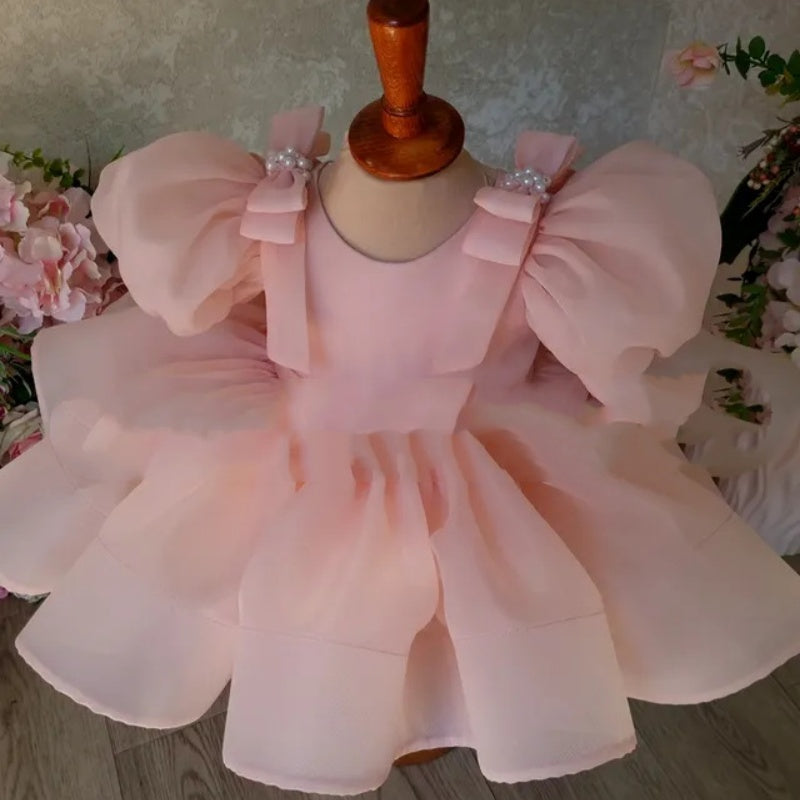 Flower Girl Puffy Baby Little Host Princess Dress