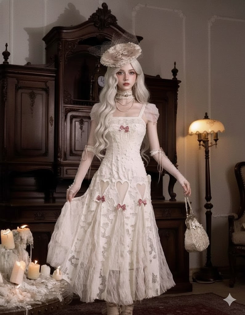 Parisian Venus Lolita Women's Rococo Retro Elegance Dress Spooky Medieval Doll Dress