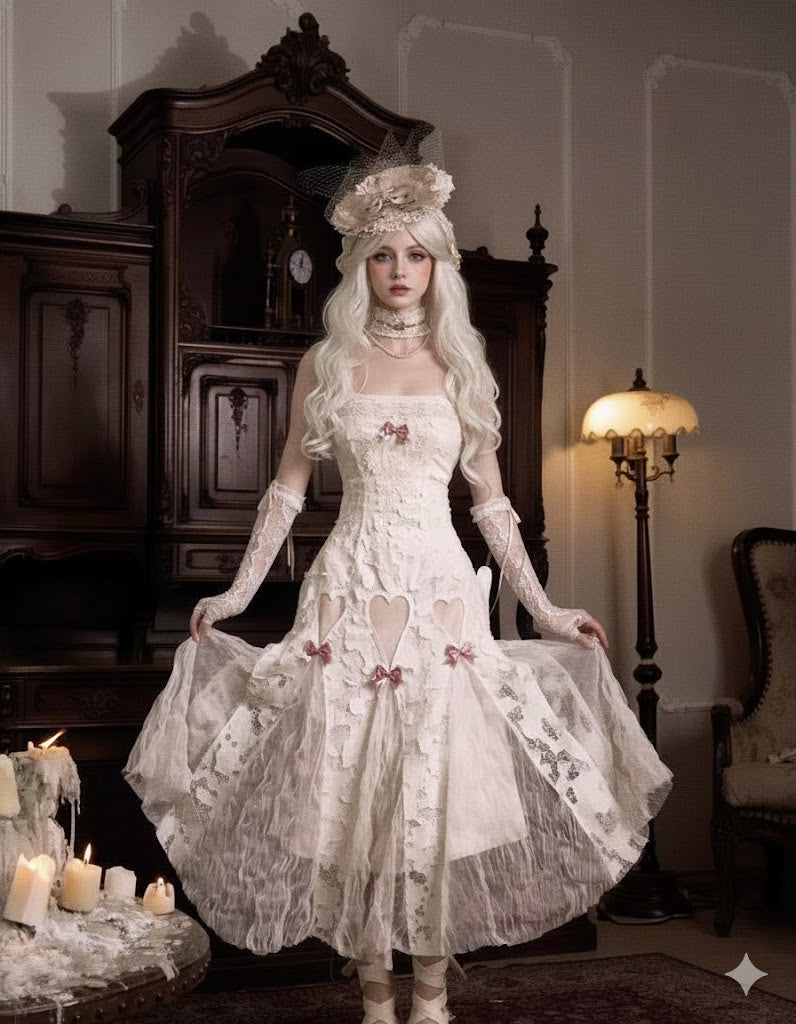 Parisian Venus Lolita Women's Rococo Retro Elegance Dress Spooky Medieval Doll Dress